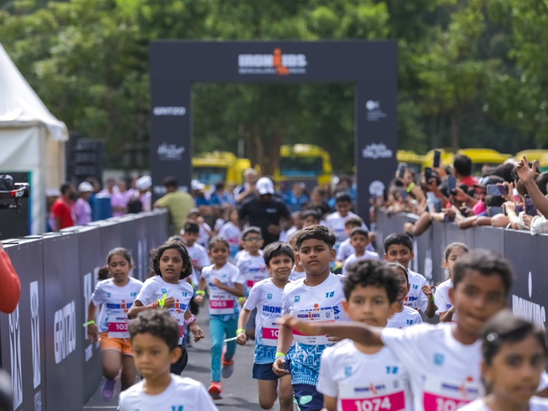 India hosts first Ironkids Triathlon with over 500 young athletes