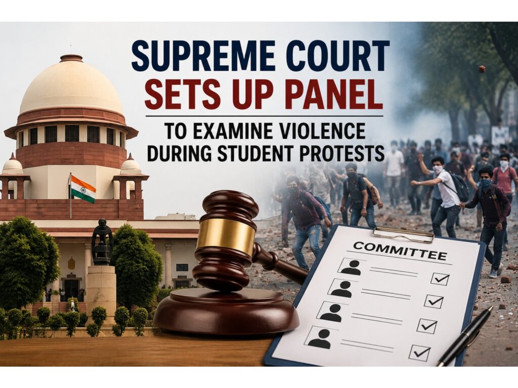 Supreme Court sets up panel to probe violence during student protests