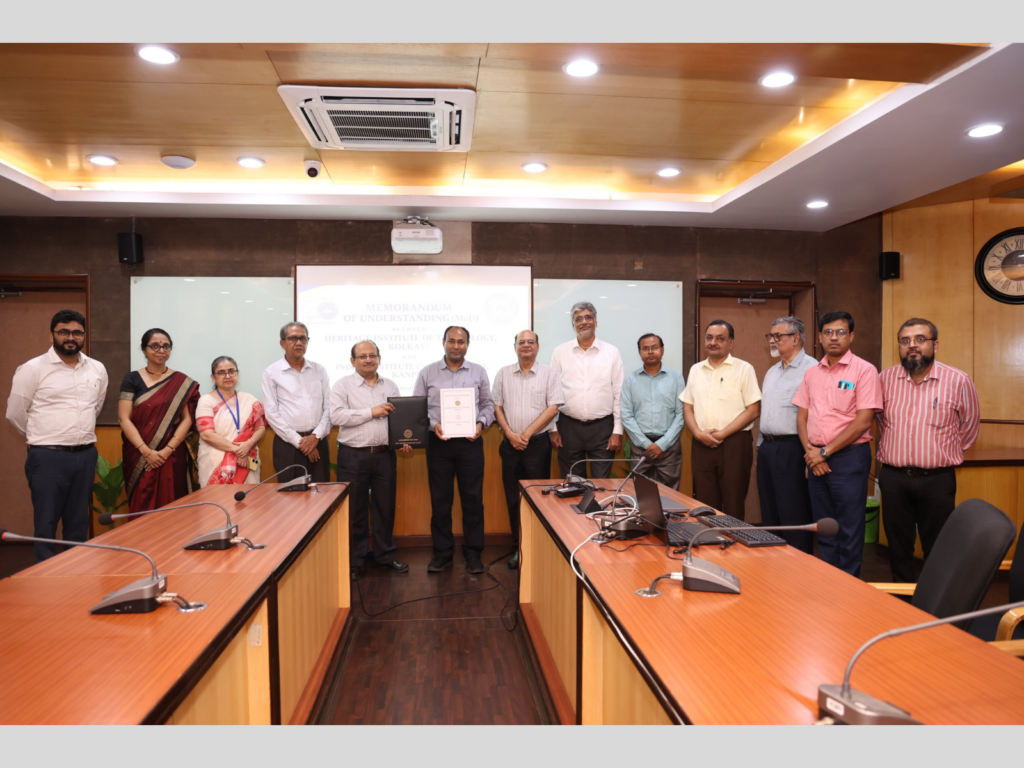 Heritage Institute of Technology, IIT Kanpur sign MoU for research and student exchange