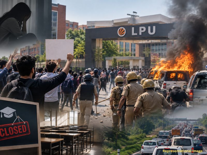 LPU protests over alleged rape claim; classes suspended for 10 days
