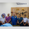 NASA astronaut Don Thomas visits Scindia Kanya Vidyalaya