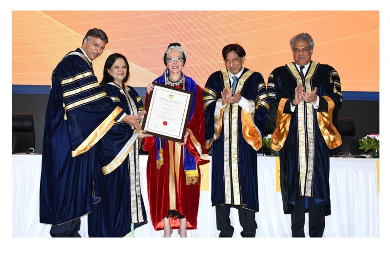 Amity University confers Honorary Professorship upon Prof. Yahli Lorch, Professor (Research), Structural Biology, School of Medicine, Stanford University